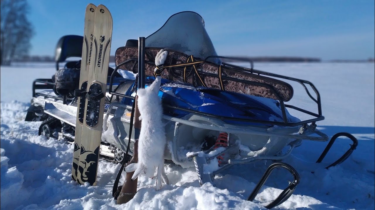 Охота на зайца!!! Arctic cat bearcat 660 turbo первые впечатления!!! Омская область!!!