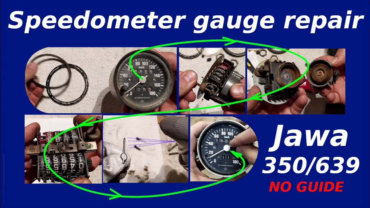 Jawa 350/639 - Speedometer Gauge Overhaul