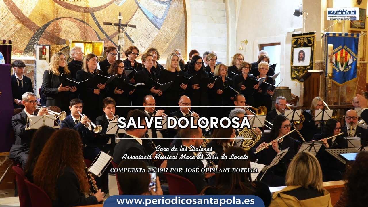 🎶✝️ La Salve Dolorosa pone el broche final al concierto sacro