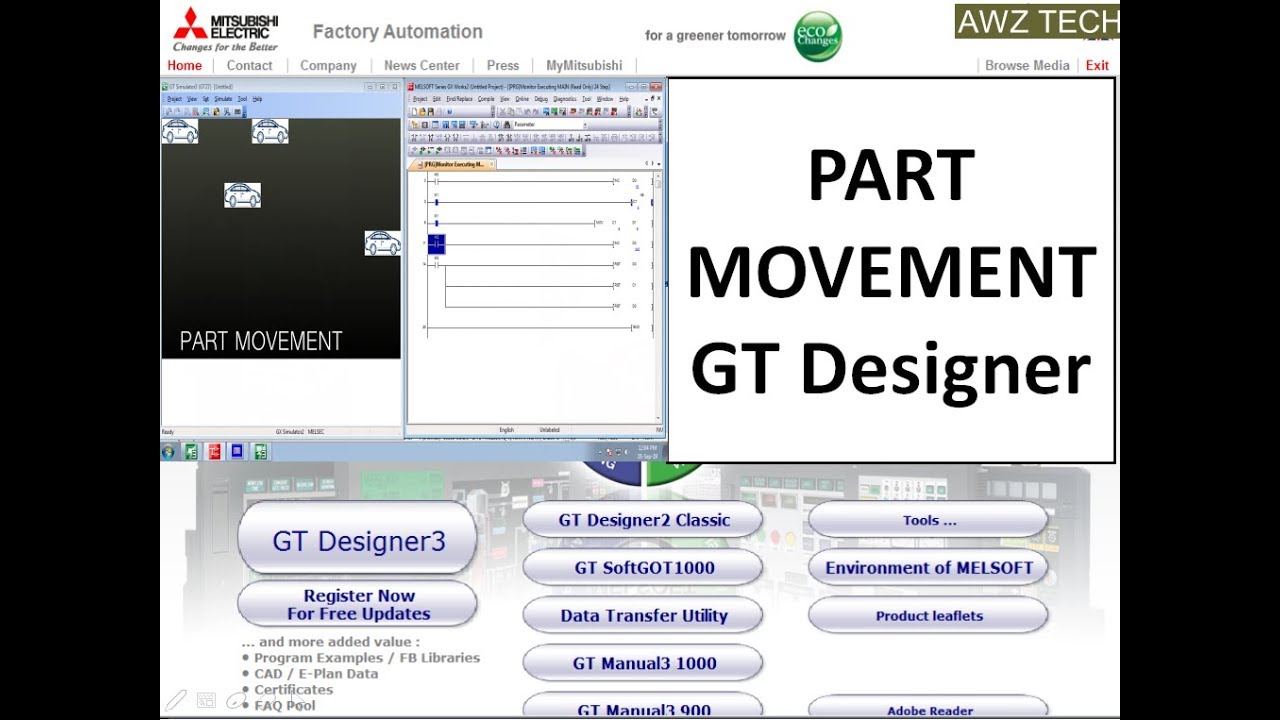 PART MOVEMENT GT Designer