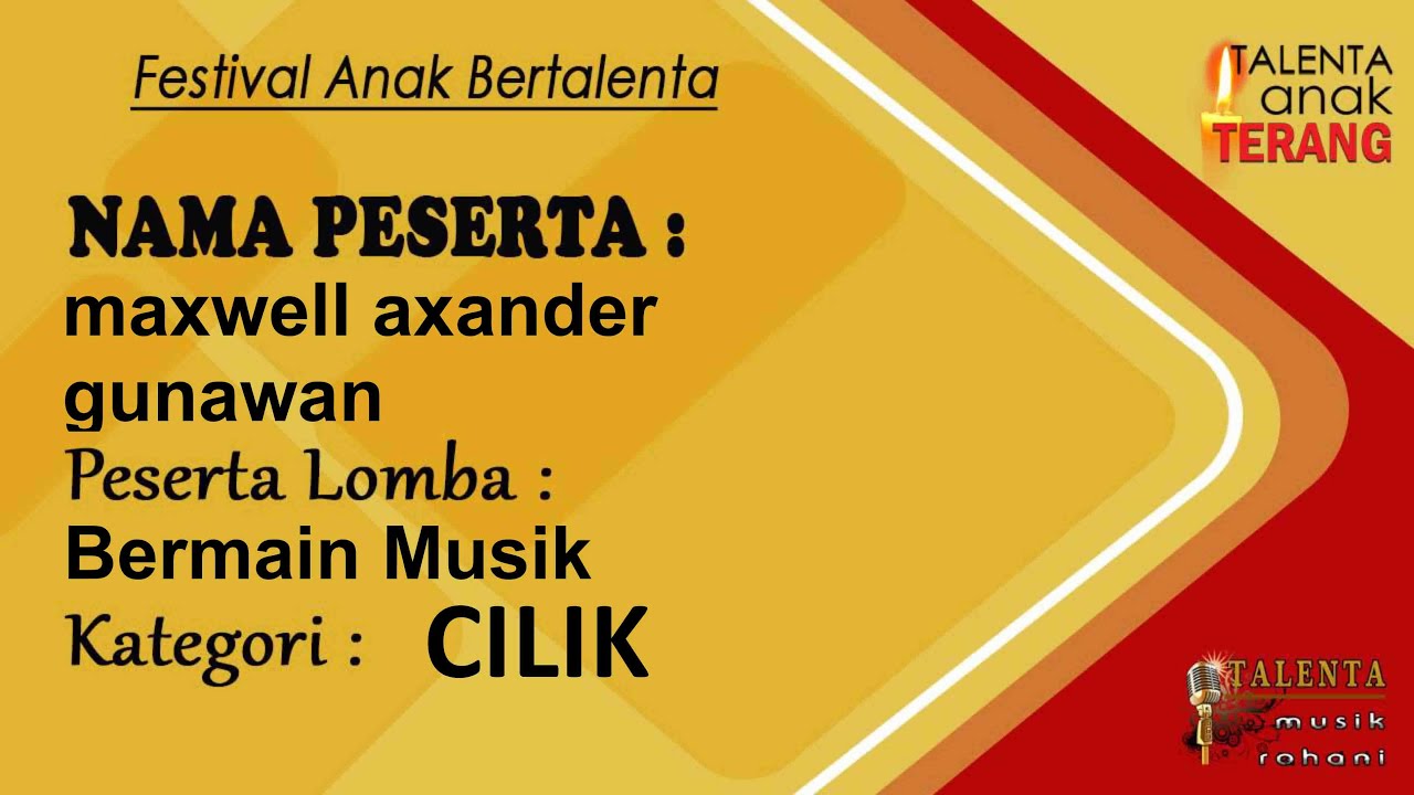 Maxwell Axander Gunawan (Padang) - Jalan serta Yesus