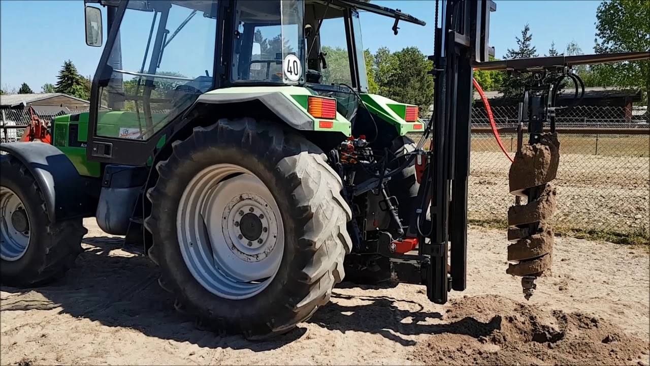 Film Erdbohrer am AgroStar 6 31