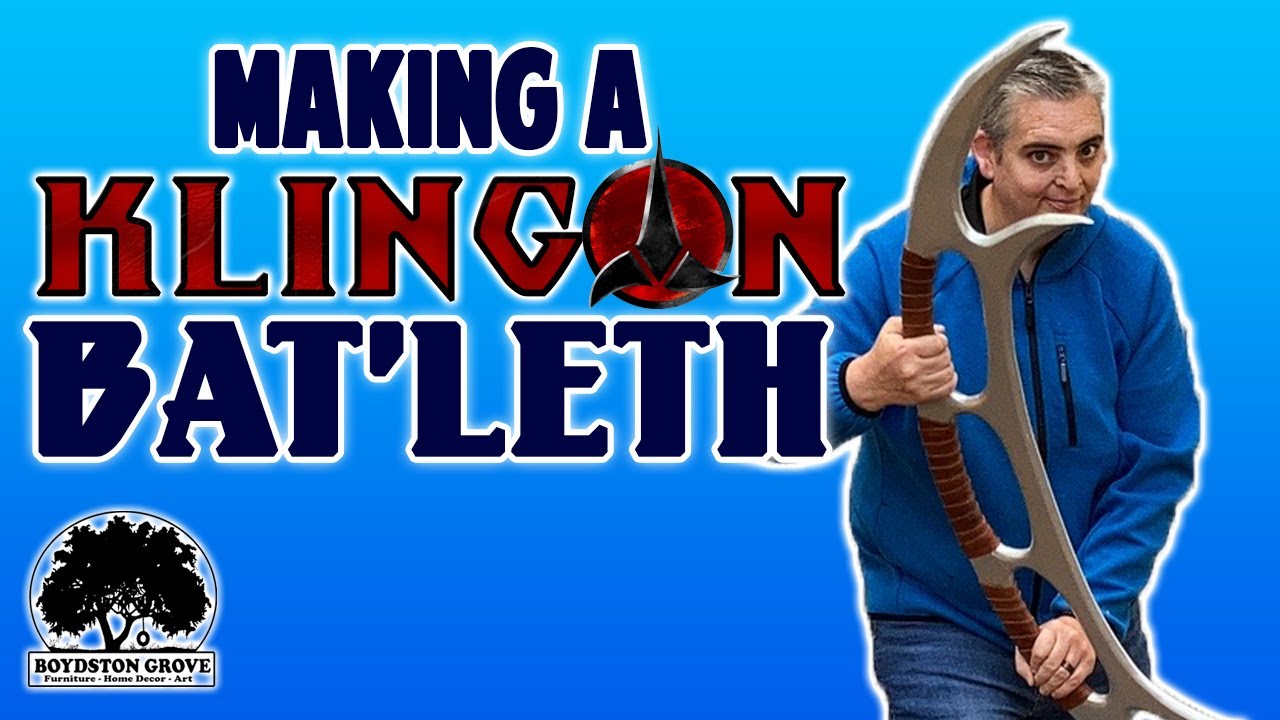 Making a Klingon Bat'leth // DIY Movie Prop