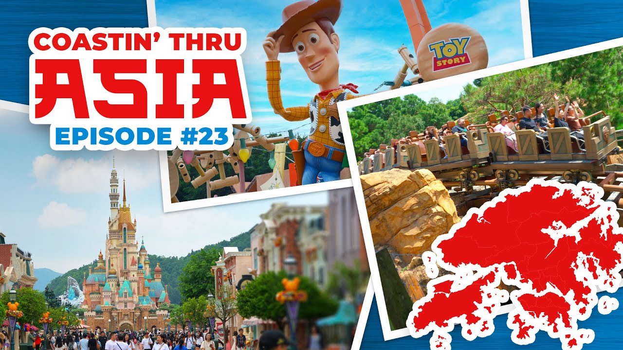 We Went to Hong Kong Disneyland! Our First Time on Mystic Manor, Big Grizzly Mountain, and More!