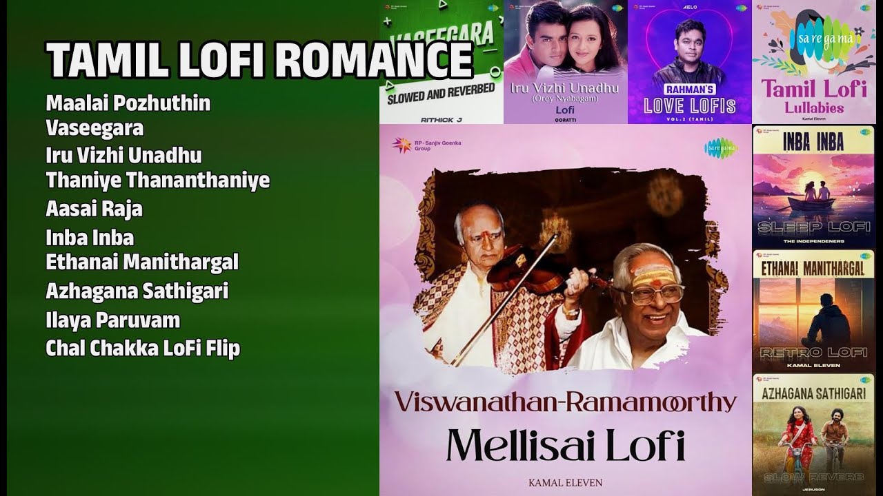 2022 காதல் லோஃபி ஹிட்ஸ் | Bombay Jayashri Songs | Maalai Pozhuthin | Vaseegara