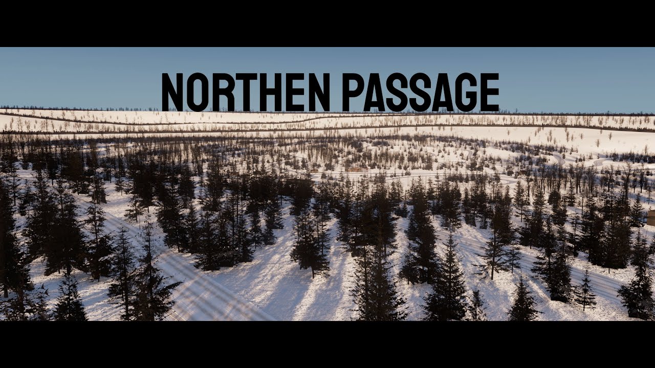Northen Passage - 2025 Winter map for Assetto Corsa from Baltic Race Works