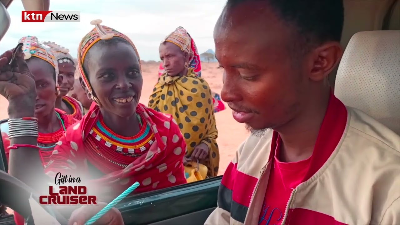 Acts of Kindness in Northern Kenya by a land cruiser driver | Gift in a Land Cruiser