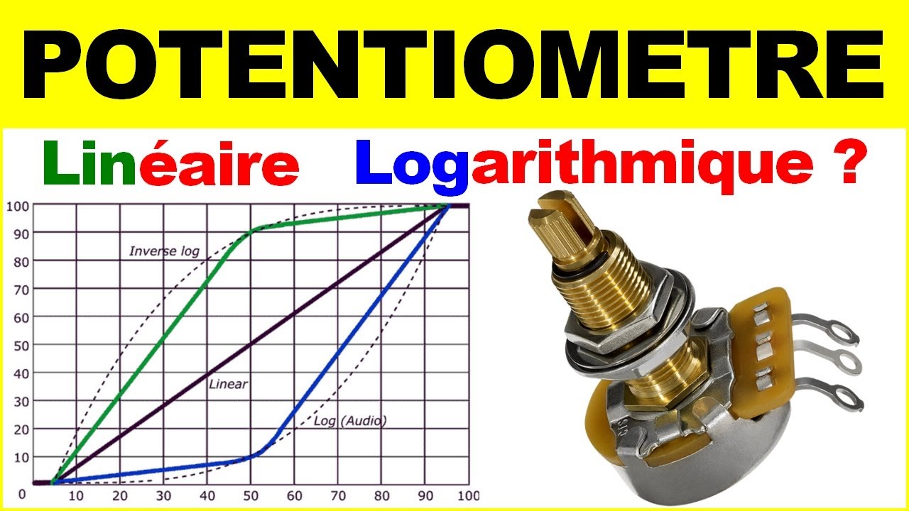 Electronique m&eacute;thode simple pour tester un potentiometre log ou lin&eacute;aire avec un multim&egrave;tre