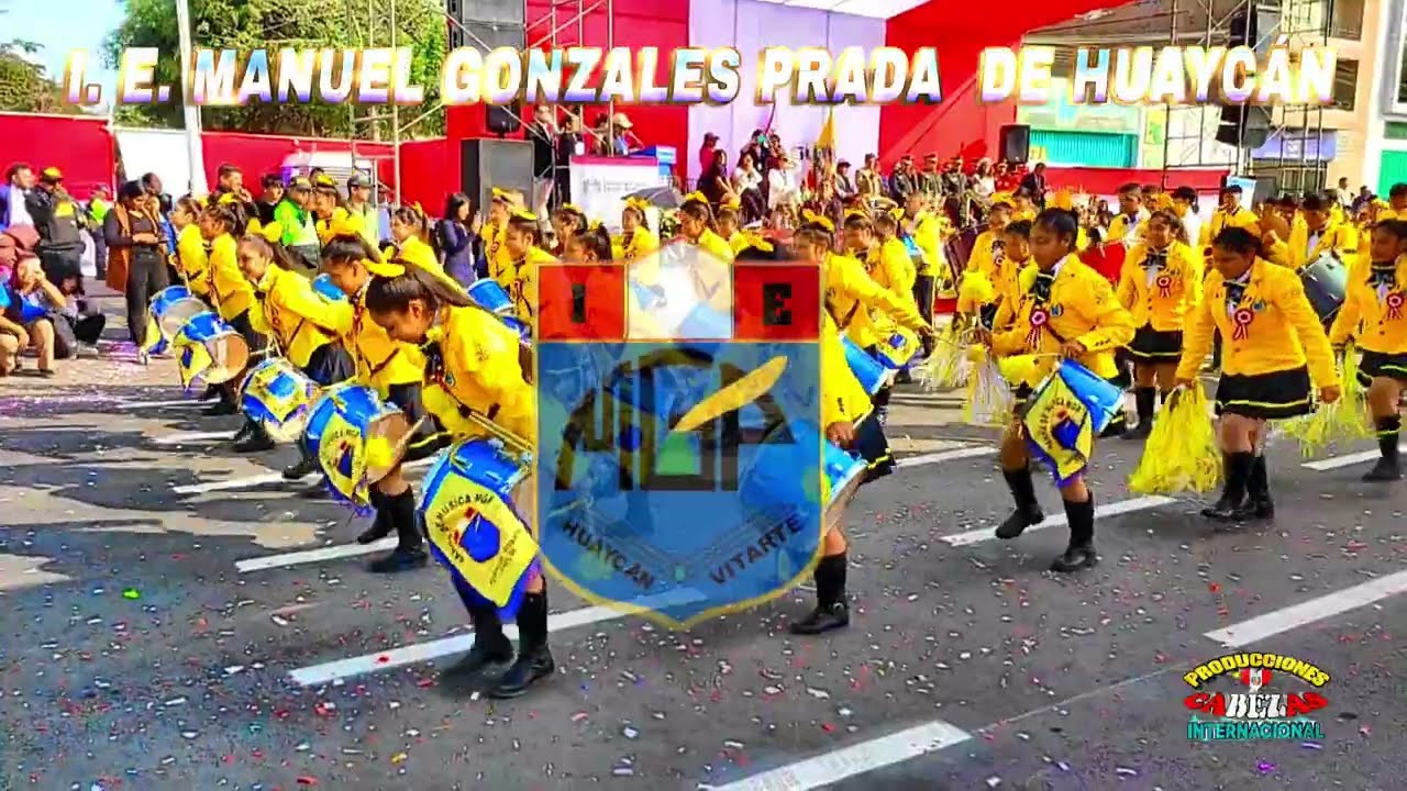 COLEGIO MANUEL GONZALES PRADA HUAYCÁN - Desfile Cívico Escolar en VITARTE