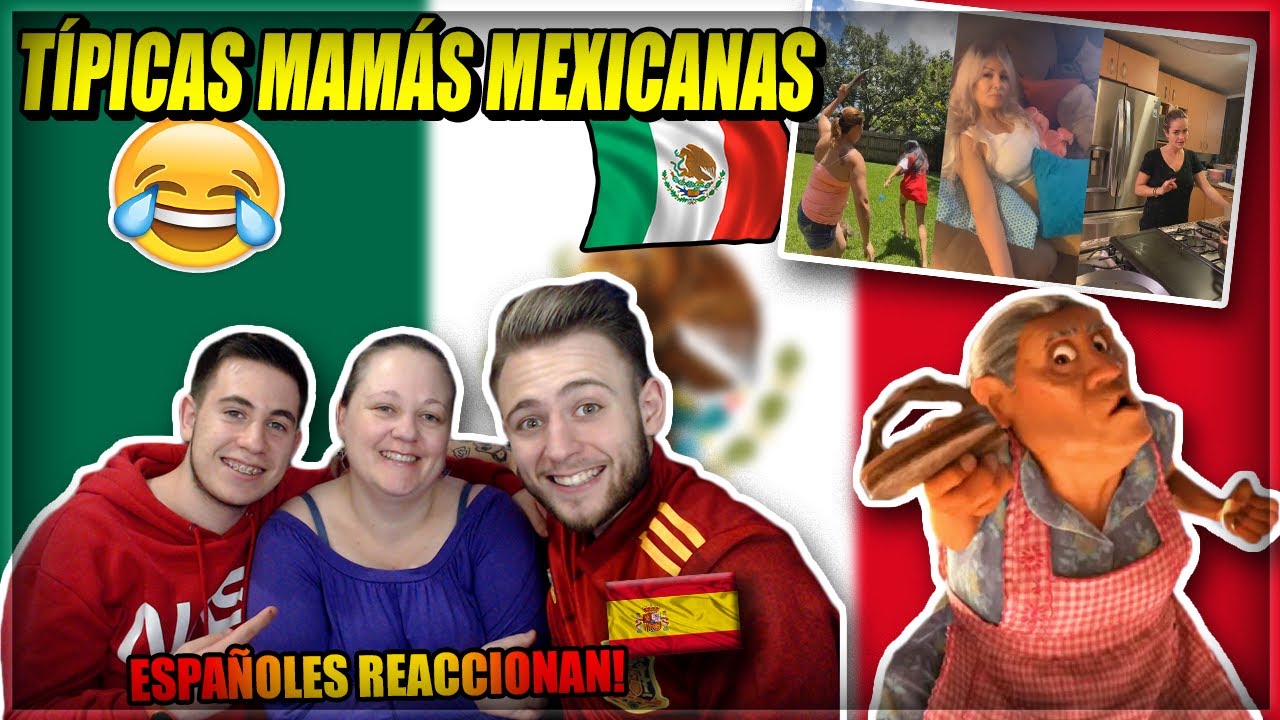 🇪🇸ESPAÑOLES REACCIONAN a TÍPICAS MAMÁS MEXICANAS 🇲🇽 PURO HUMOR MEXICANO 😂 **morimos de risa**