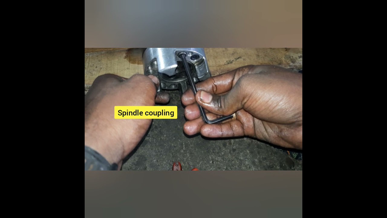 Spindle how to dismantle|spindle service|spindle drawbar|disc spring