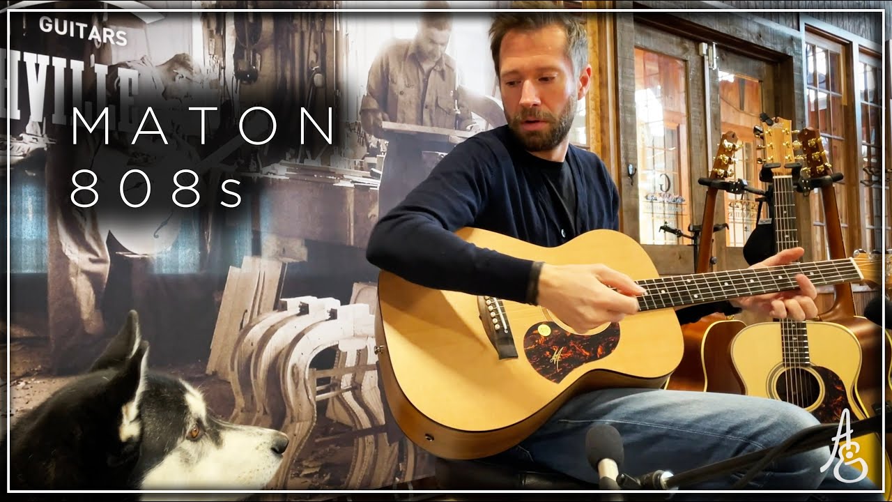 Maton SRS808, EBG808 Nashville, and EBG808 Artist