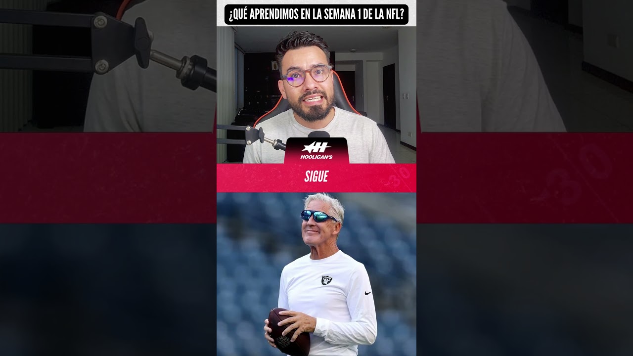 5 Lecciones de #NFL Semana 1 2025