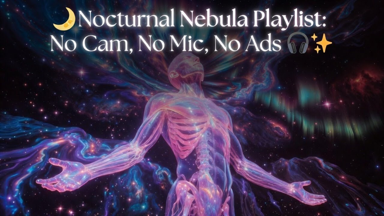 🌙 Nocturnal Nebula Playlist: No Cam, No Mic, No Ads 🎧✨