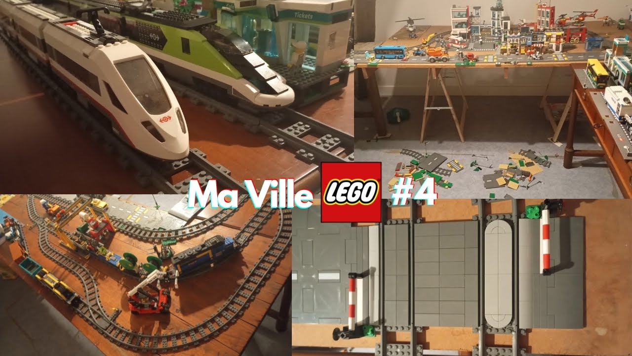 Un gros bordel, des améliorations et les trains en marche | Ma Ville LEGO #4