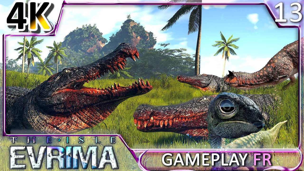 BORIS LE NETTOYEUR (je les bouffe tous) ! | THE ISLE EVRIMA 4K60 |  DEINOSUCHUS Gameplay FR
