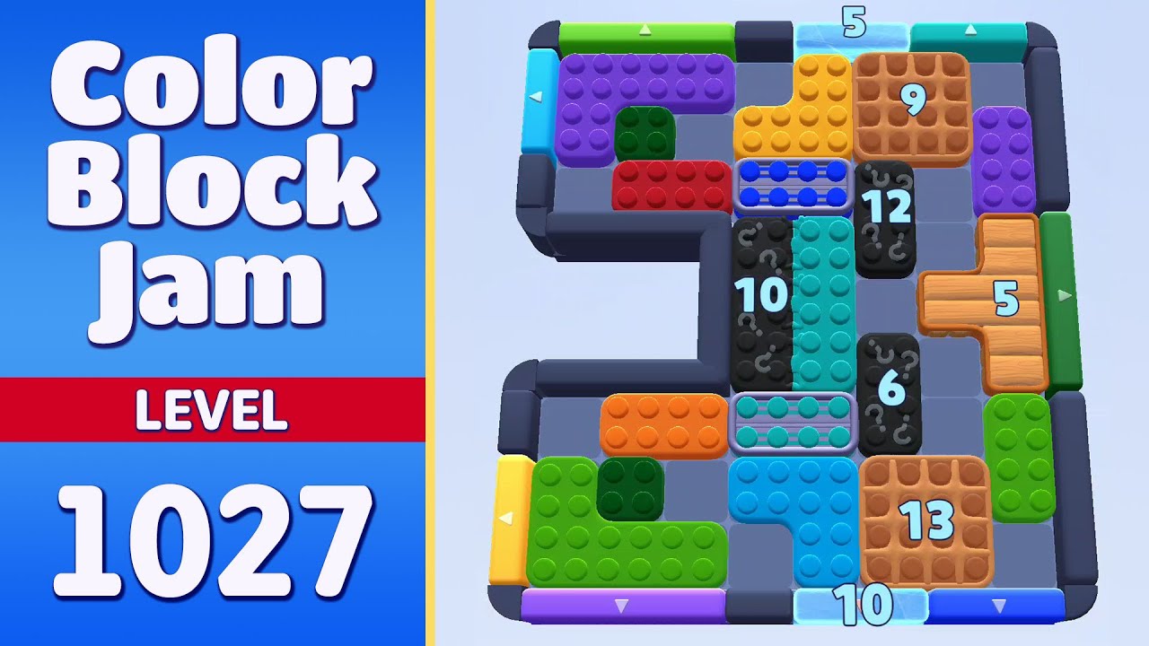 Color Block Jam Уровень 1027 (1028) | Все головоломки решены! 🎯
