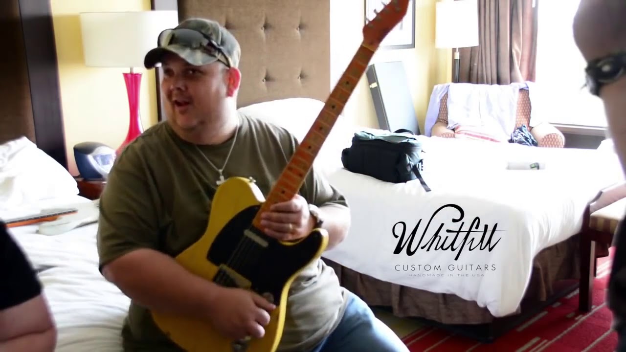 Johnny Hiland meets his Whitfill custom guitar