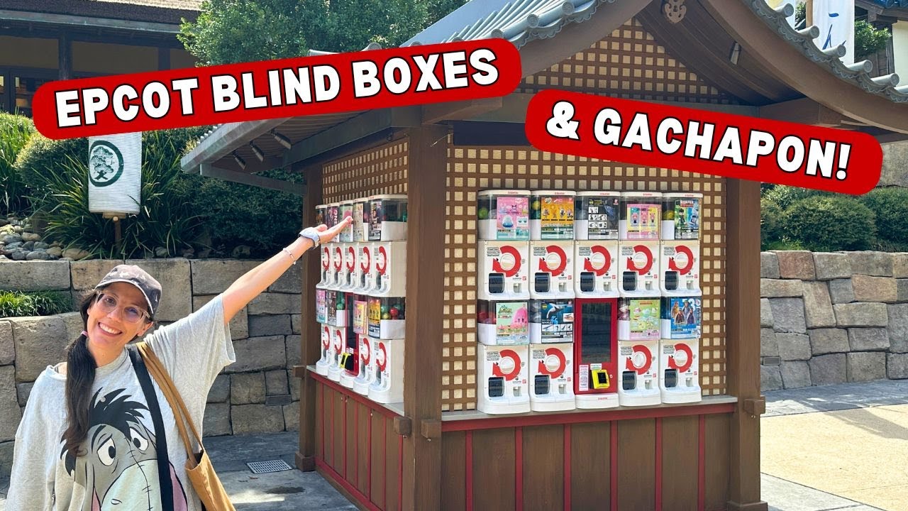 EPCOT Gashapon and Blind Boxes