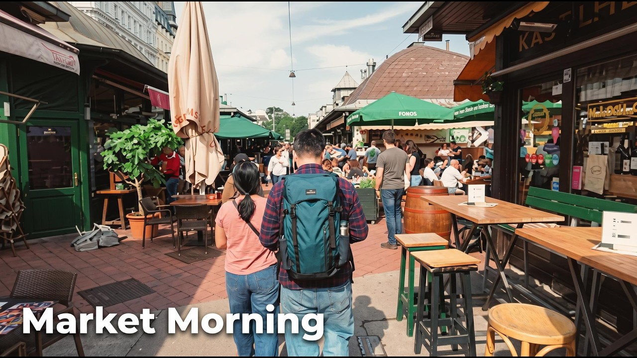 Naschmarkt Experience: Food, Fun, History and More | Vienna Street Walks | 4K
