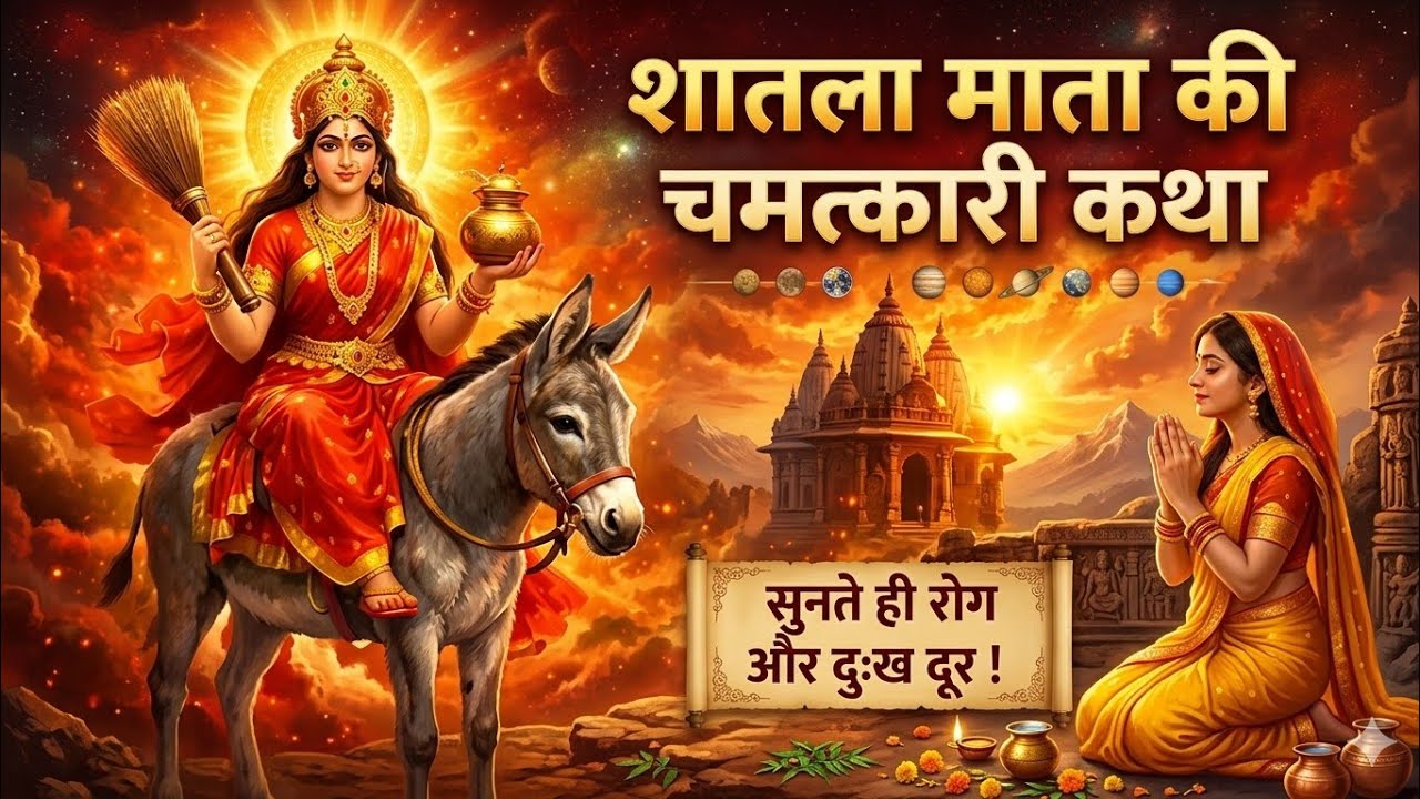 “शीतला माता की चमत्कारी कथा”“सुनते ही रोग और दुख दूर!”