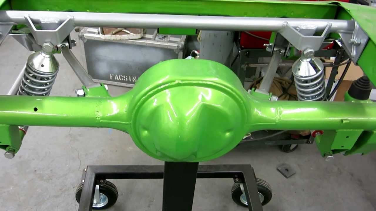 1966 and 1967 Ford Fairlane Rear 4-Link Suspension Install Display