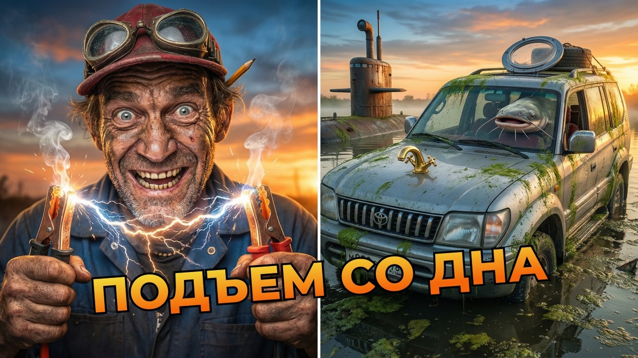Toyota Prado со дна реки 😱