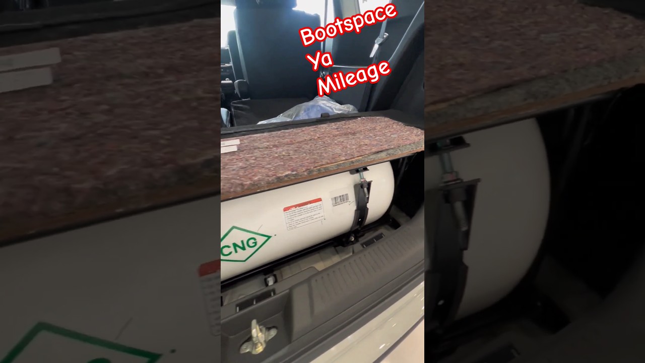 XL6 Zeta white cng bootspace nai hai par mileage milega 