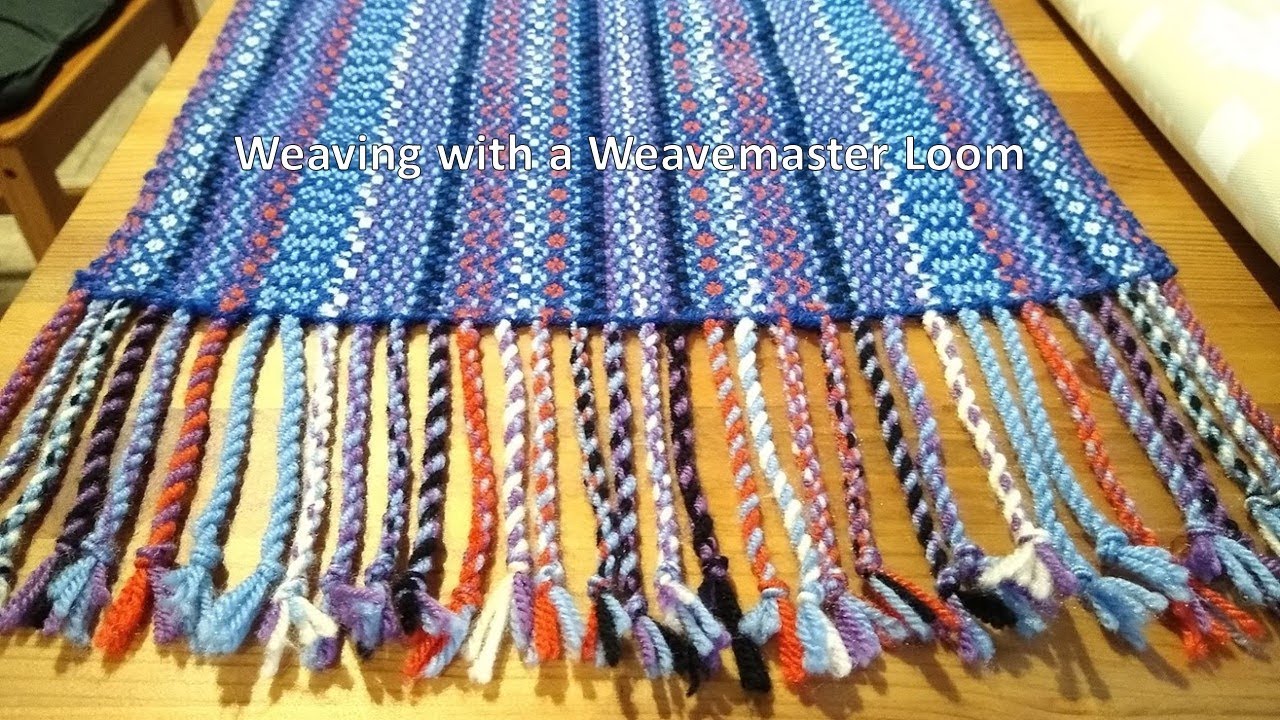 Weaving with a  Weavemaster Loom