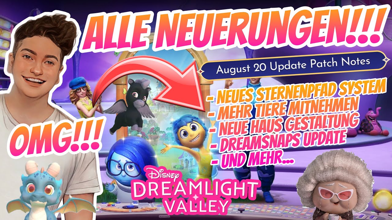 STERNENPFAD REVOLUTION!!! 🤩 2 BEGLEITER gleichzeitig & MEHR | Patchnotes | Disney Dreamlight Valley 