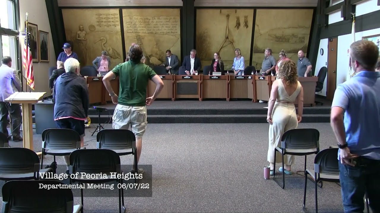 June 7th, 2022 - Village of Peoria Heights Departmental Meeting (HD)