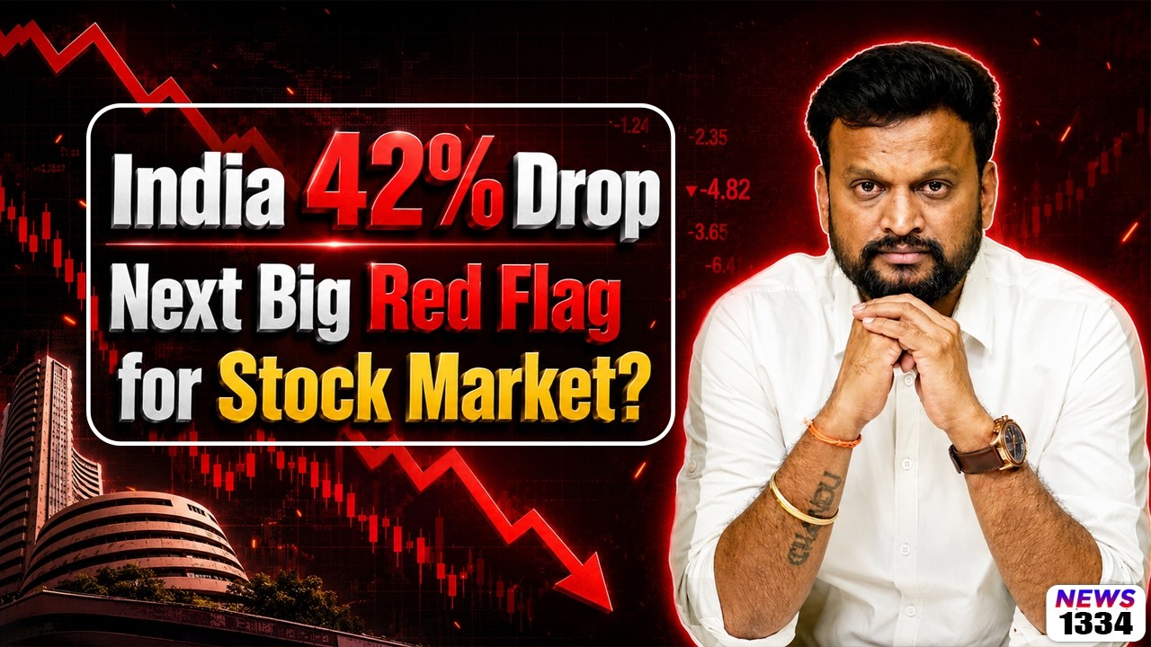 India: 42% drop &ndash; the next big red flag for the stock market?