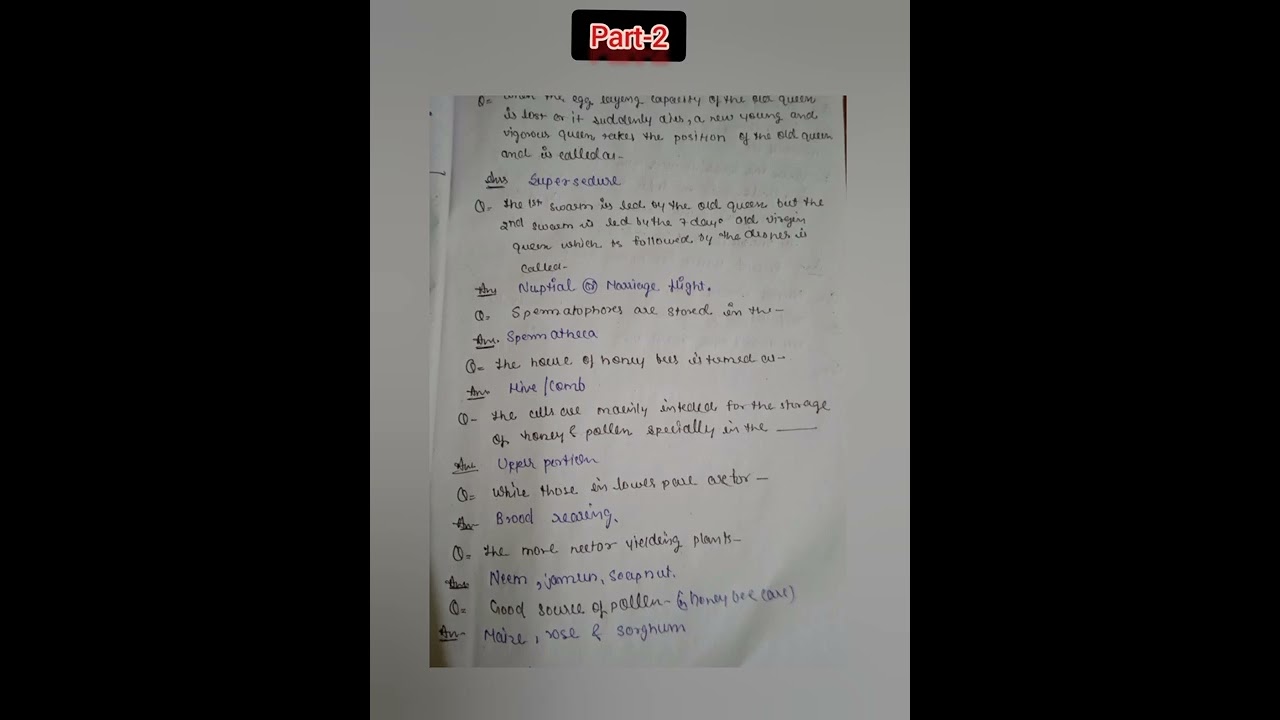 Allahabad university B.Sc 3rd Zoology Paper-2 Mcq-2(to be continue...) #sania stories and poems