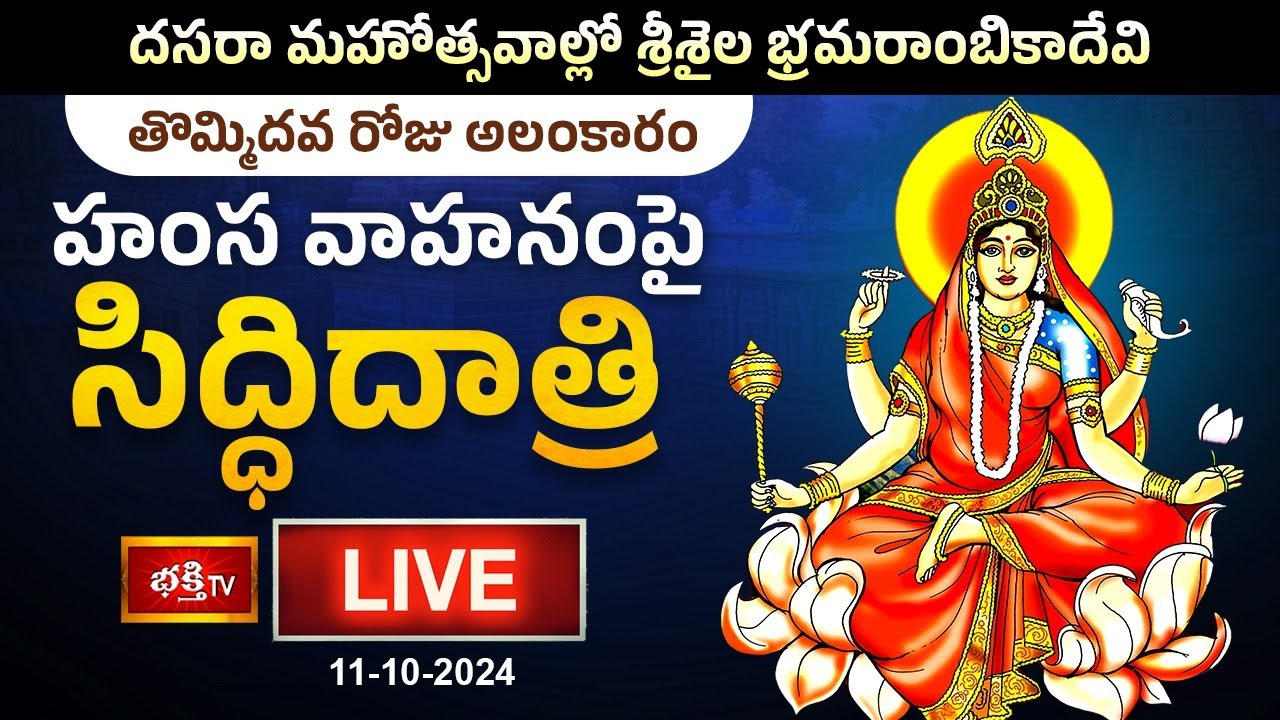 LIVE : హంస వాహనంపై 