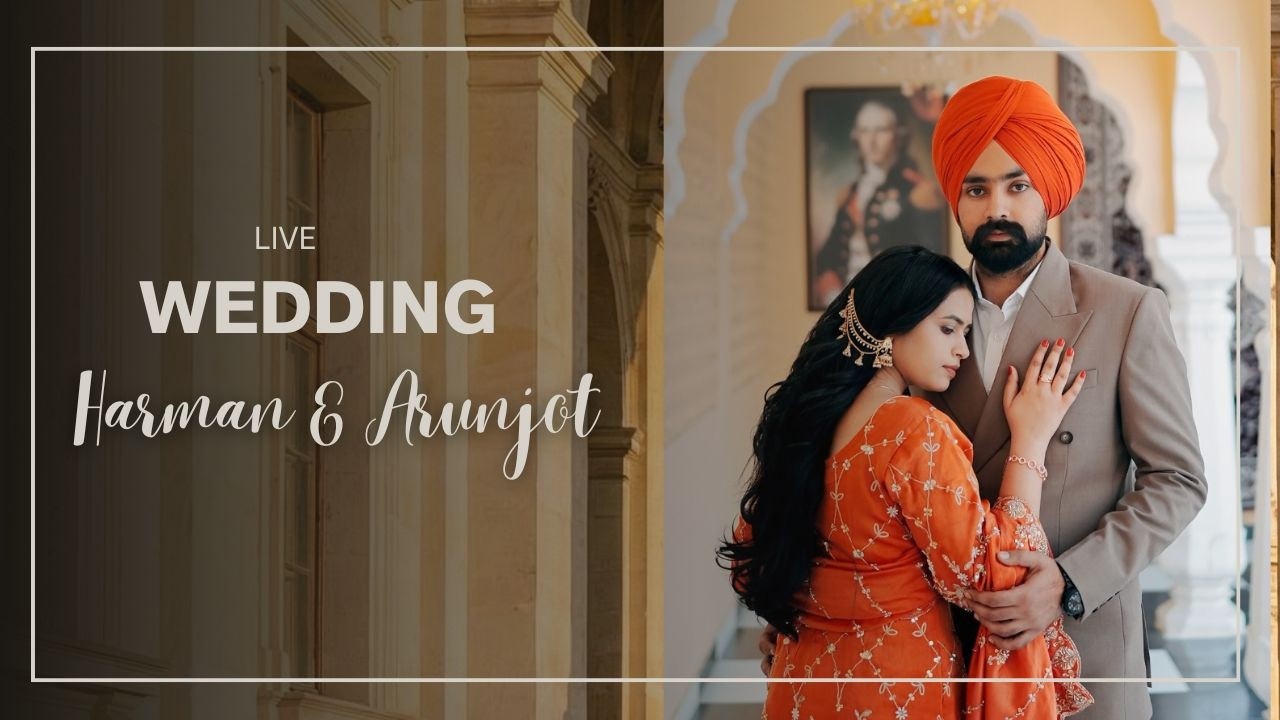 Live Wedding Harman Singh Weds Arunjot Kaur.