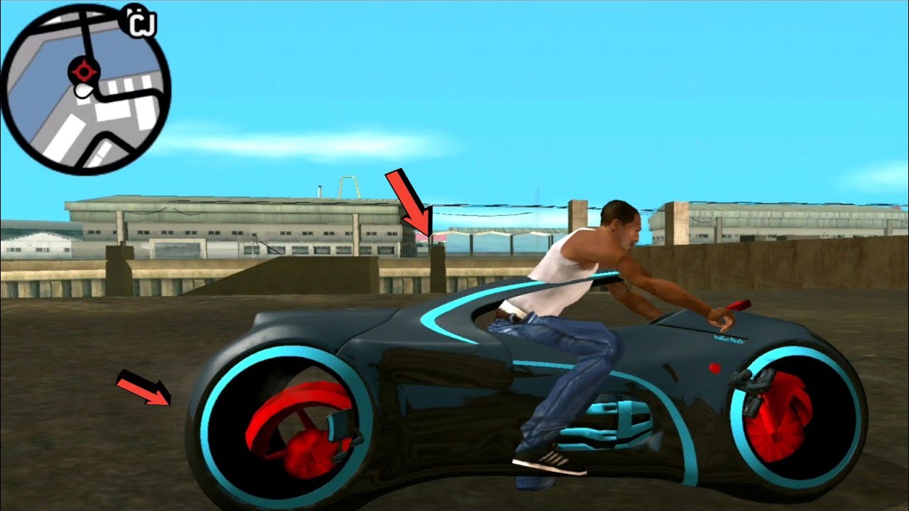 Secret Location Of Tron Bike in Gta San Andreas (Hidden Place)