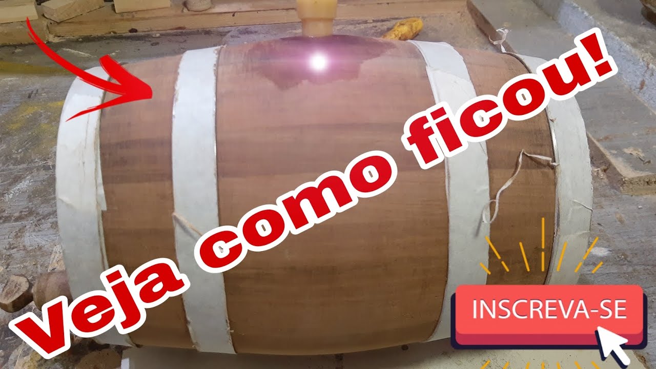 COMO RESTAURAR um BARRIL de MADEIRA