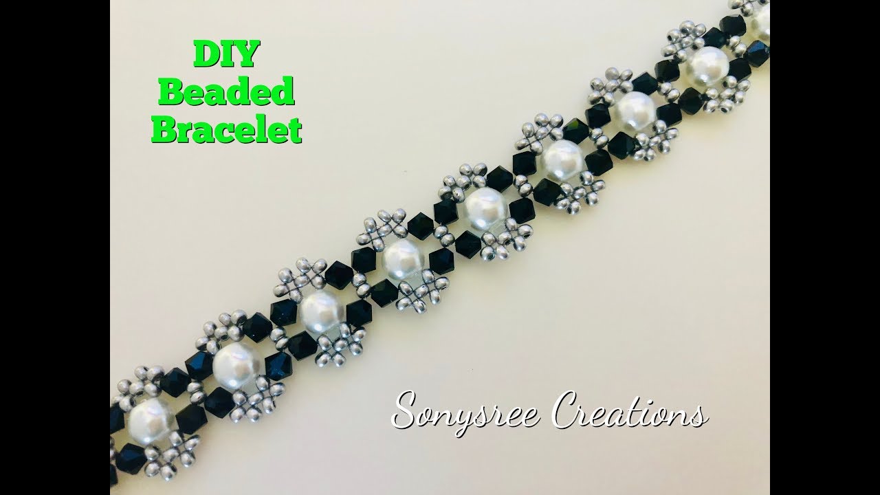 Dainty Beaded Bracelet. DIY Bracelet.How to make beaded Bracelet 💞