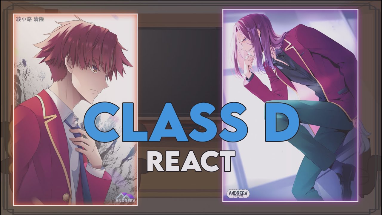Class D React to Ayanokoji | Part 4 | Classroom of The Elite |