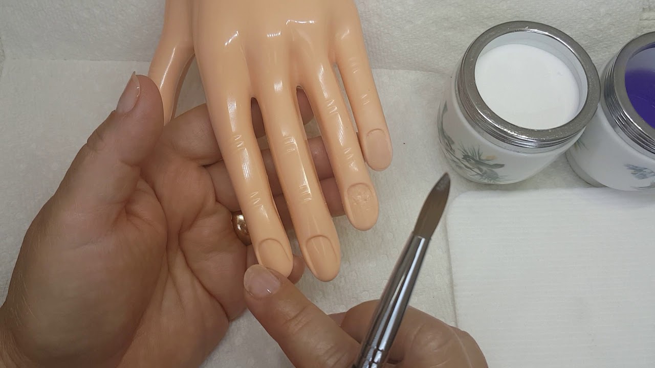 Modifying a Practice Hand for acrylic
