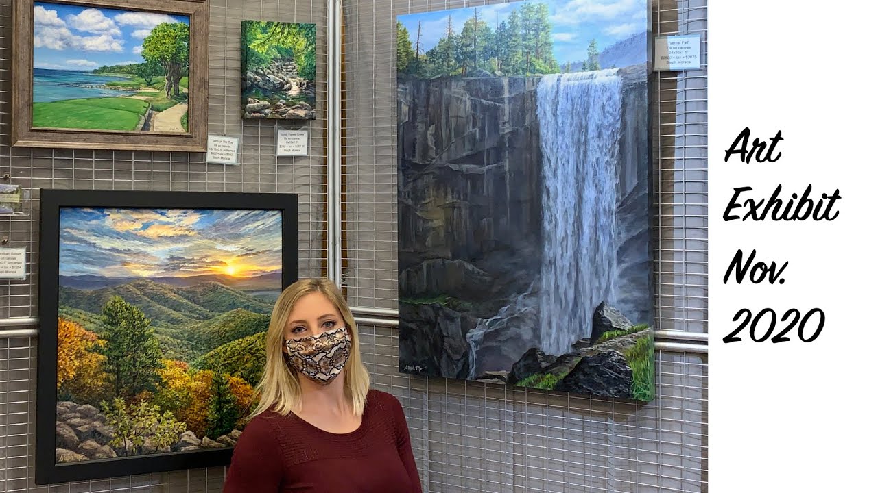 Steph Moraca Oil Paintings at USCLA Sugarplum Exhibition 2020