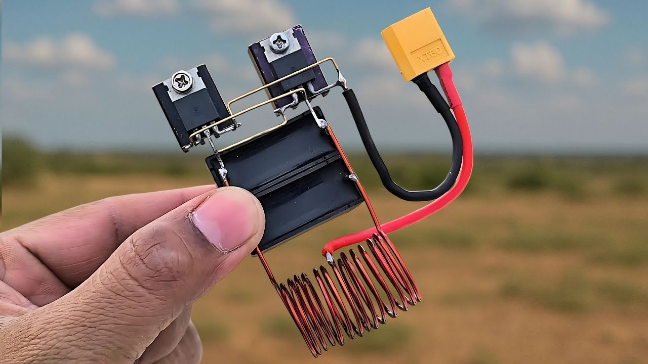How to Make a Mini Induction Heater Circuit Home! 🔧