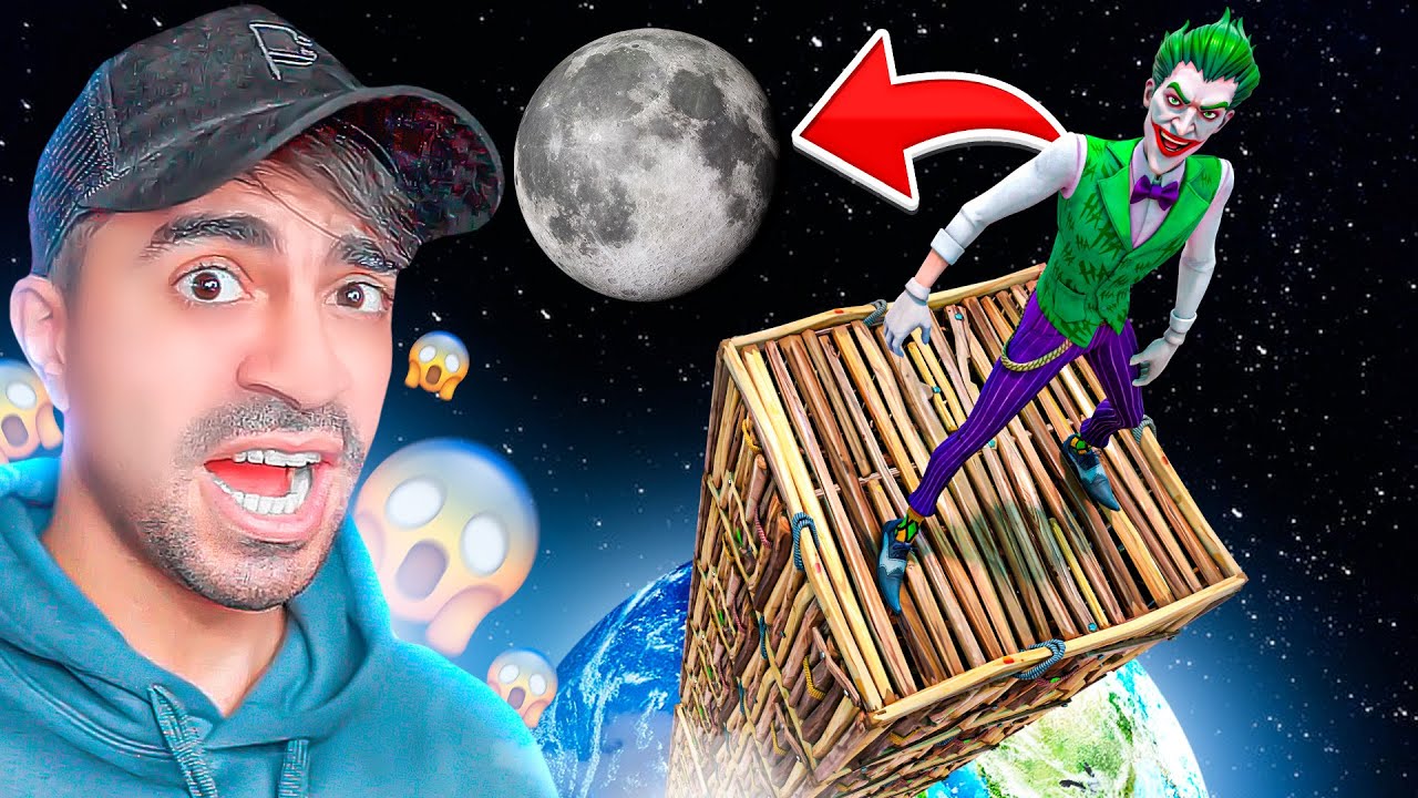 فورت نايت : صنعت برج للوصول للقمر 😍🔥