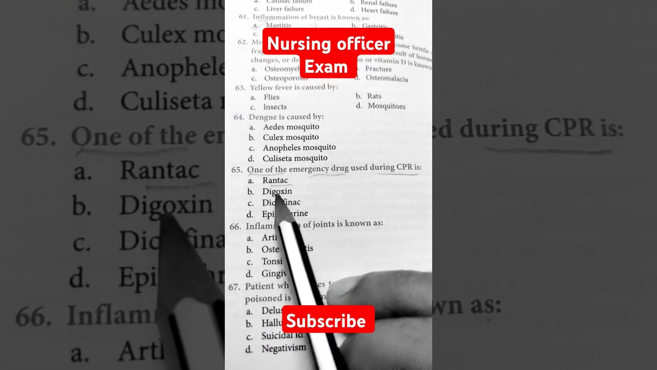 CHO Exam Preparation 2024-2025 | Nursing officer Exam | NHM Related Question#cho #nursingexam