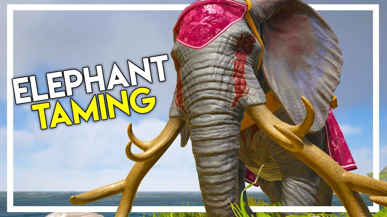 Our FIRST TAME in Atlas - Elephant Taming! (Ark Atlas Gameplay #17)