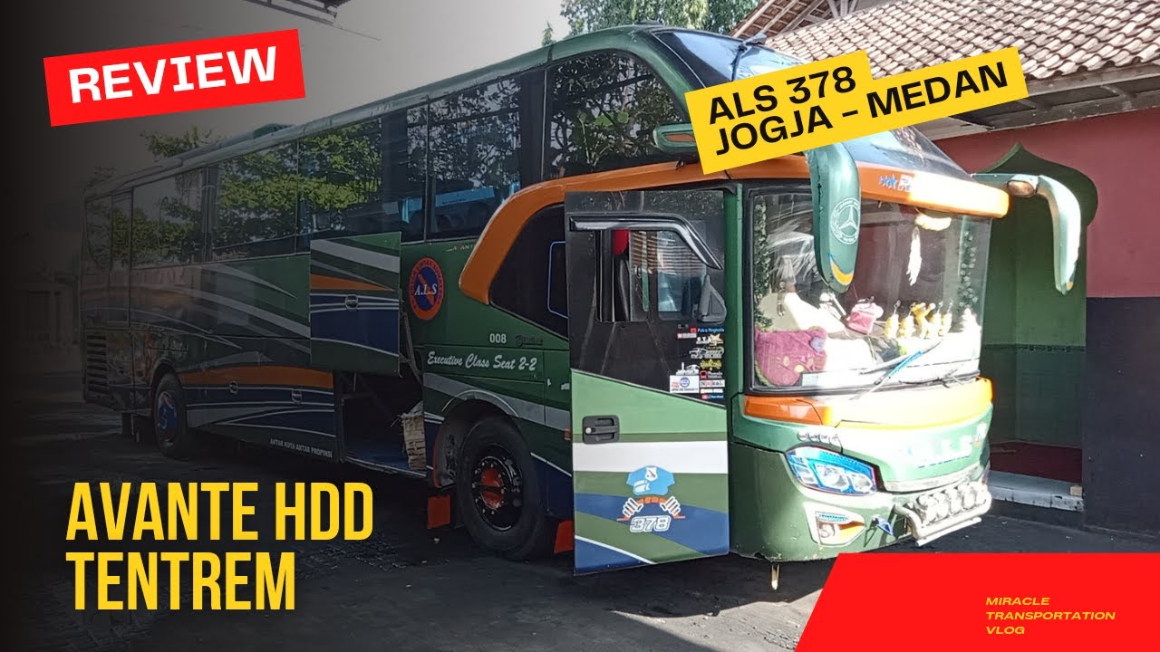ALS no 378 Avante HDD Tentrem Karoseri❗ Rekomendasi ke wilayah pulau Sumatera #als378 #bussumatera