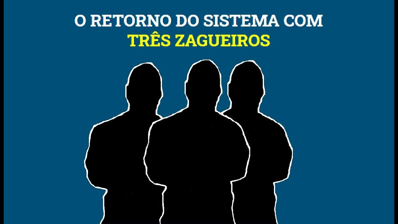 O retorno dos sistemas com três zagueiros