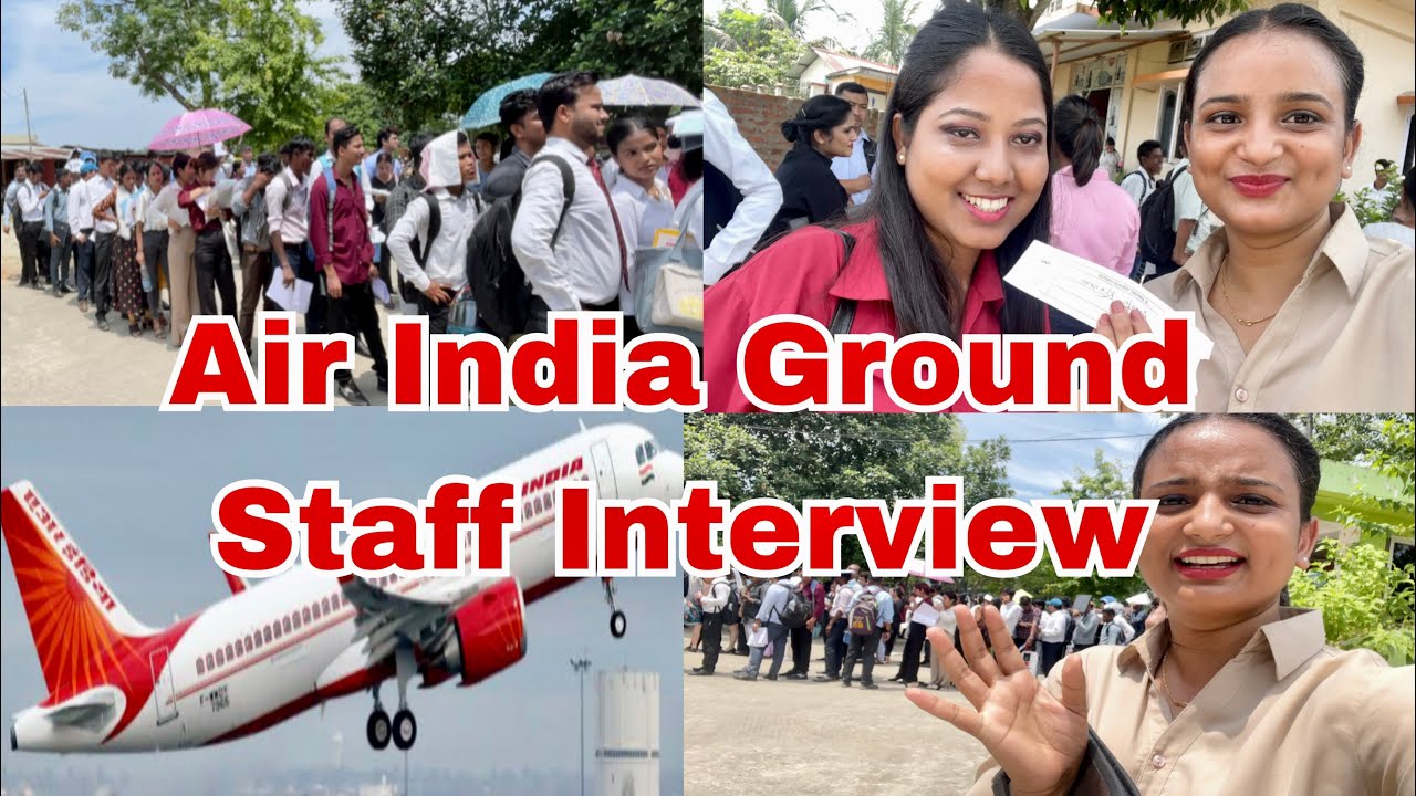 Air India ground staff interview 😍|Selected or Rejected?\Air india ground staff interview experience
