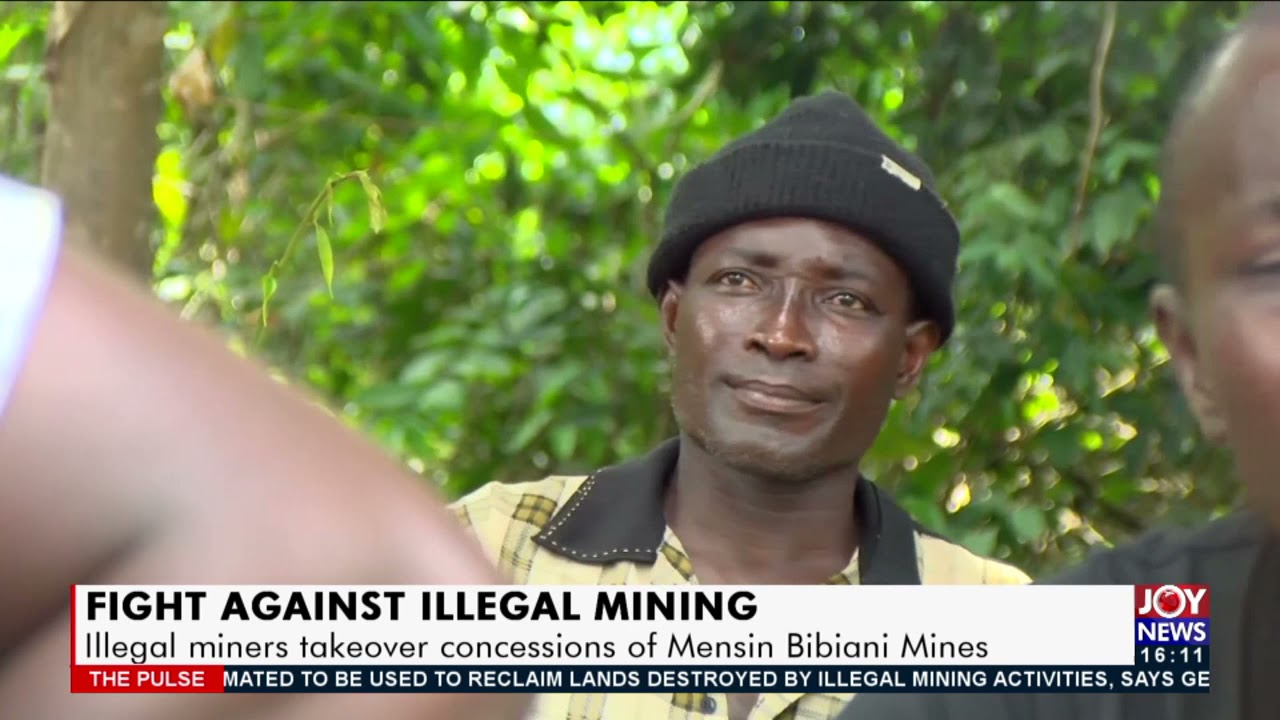 Illegal miners takeover concessions of Mensin Bibiani Mines - The Pulse on Joy News (24-5-21)