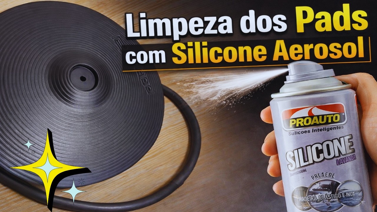 Limpeza dos Pads com Silicone Aerosol